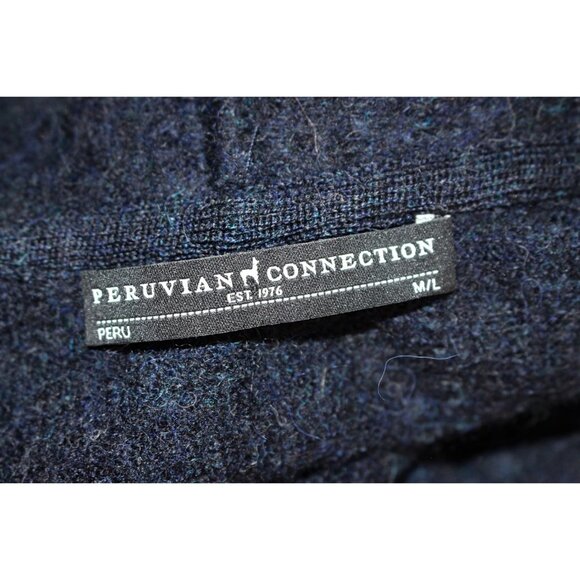 Peruvian Connection - 100% Baby Alpaca Open Front, Kimono Slv Cardigan, M/L - Picture 2 of 8